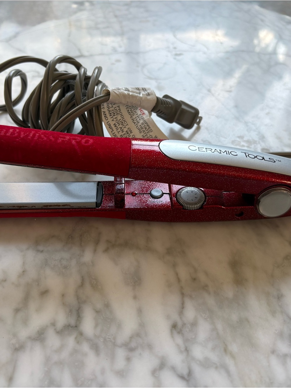 Ceramic Tools Red Mini Hair Flat Iron